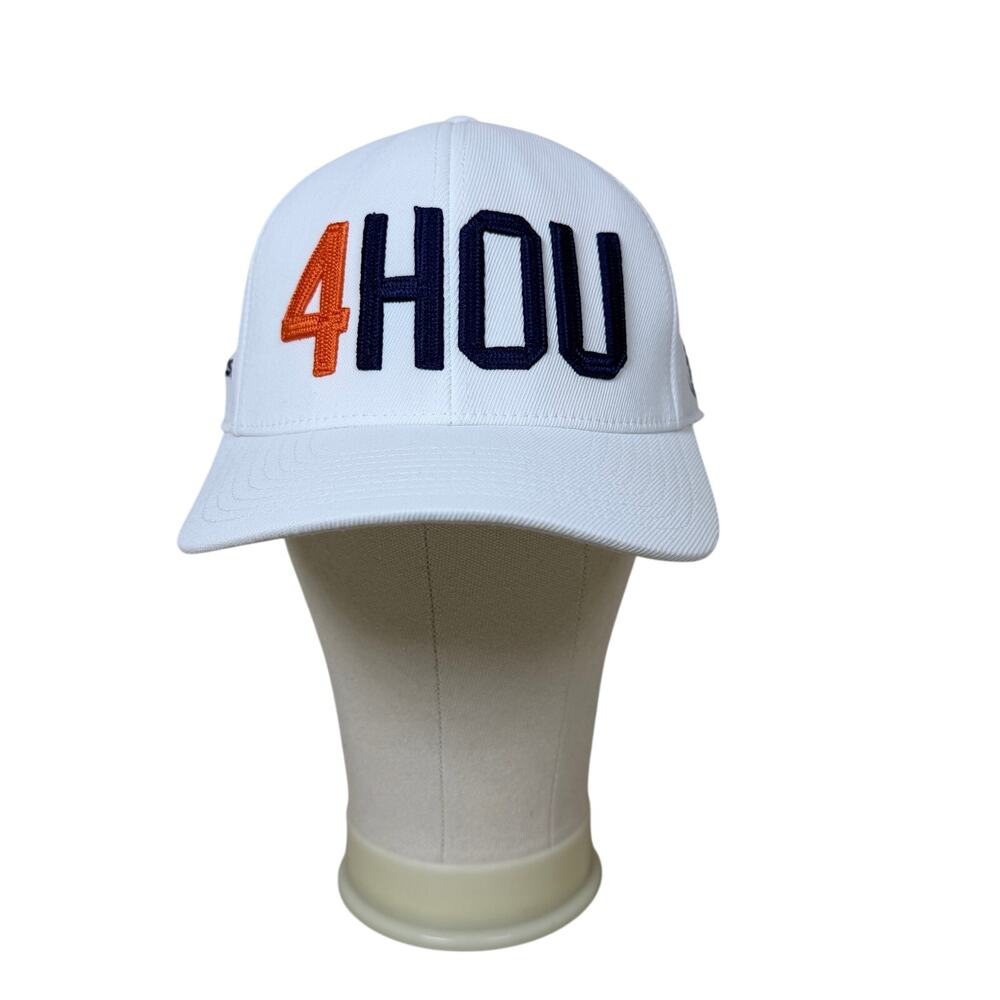 G/Fore Flexfit 110 4HOU Fore! Houston Golf Snapback Adjustable Hat White